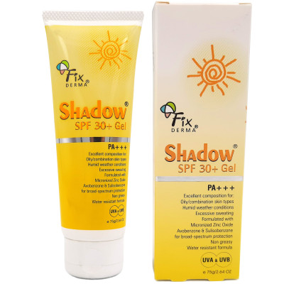 Gel Chống Nắng Da Mặt Fixderma Shadow SPF 30+  75g