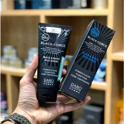 Sữa rửa mặt nam thải độc, khử nhờn, dưỡng ẩm Dabo Black Fore Hydration Hàn Quốc 120ml tặng móc khóa