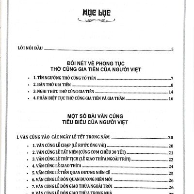 Tập Văn Cúng Gia Tiên (ML)