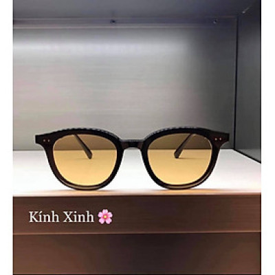Kính màu Vàng Mắt tròn cho Nam và nữ siêu chất 
