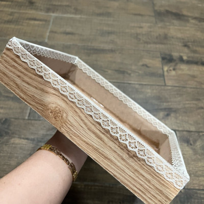 [GIÁ XƯỞNG] Khay gỗ ép đa năng nhiều kích thước để decor, đựng đồ, trồng cây