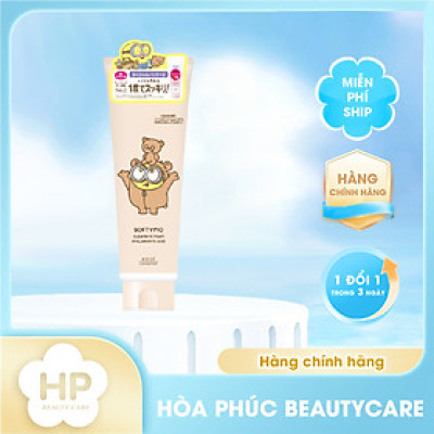 Phiên Bản Giới Hạn Minions Sữa Rửa Mặt Tẩy Trang Dưỡng Ẩm Da Kose Softymo Cleansing Foam Hyaluronic Acid 190 G