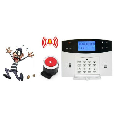 Bộ báo động chống trộm không dây qua sim GSM + điện thoại bàn PSTN SmartZ GP05