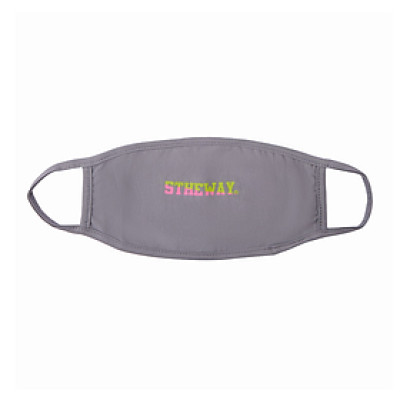 Khẩu Trang 5THEWAY Xám aka 5THEWAY /two-tone line/ LETTER MASK in NEUTRAL GRAY