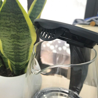 Ấm siêu tốc thủy tinh chịu nhiệt cao cấp 1,7 lít Sokany 322- 1850W  -  Hàng chính hãng