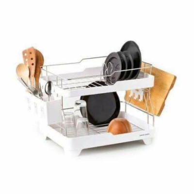 Kệ Úp Chén Bát (Chén Dĩa) 2 Tầng Cao Cấp LDR2001 (cam kết hàng chính hãng)