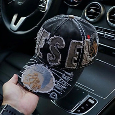 Nón kết, mũ lưỡi trai Diesel vải jeans form chuẩn siêu đẹp (Ảnh thật)