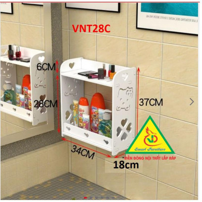 TỦ NHÀ TẮM CHỐNG THẤM NƯỚC VNT28C - NỘI THẤT LẮP RÁP 