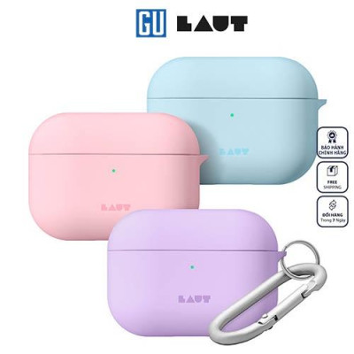 Ốp LAUT Huex Pastels/Elements For Airpods Pro lớp phủ cao su mềm mượt, chống bám vân tay Hàng Chính Hãng