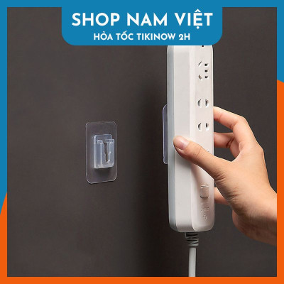 Kẹp dán tường thông minh - Không cần khoan lỗ, đục tường- Chịu lực lên đến 3Kg