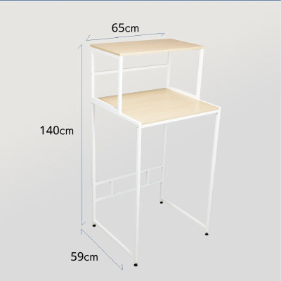 Kệ máy giặt mặt gỗ chân sắt Kachi MK287 - Hàng chính hãng