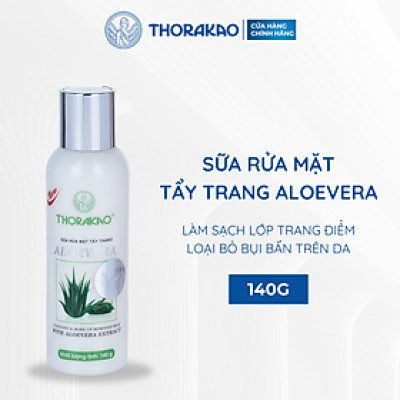 Sữa Rửa Mặt Tẩy Trang 2IN1 Thorakao Nha Đam 140G