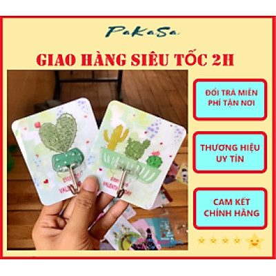 Móc Dán Tường Chịu Lực Siêu Dính PaKaSa – Hình Dễ Thương, Loại Lớn (Giao Mẫu Ngẫu Nhiên)