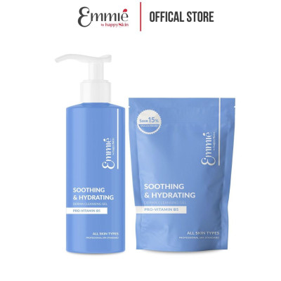 Gel Rửa Mặt Dịu Nhẹ và Cấp Ẩm Sâu - Emmié by Happy Skin Soothing & Hydrating Derma Cleansing Gel 180ml