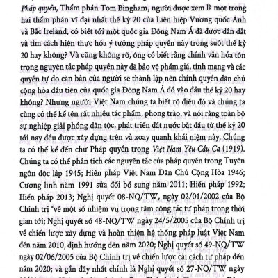 Về Pháp Quyền