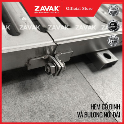 Rãnh Thoát Nước Inox 304 ZAVAK Grating GRT-AX117 inox 304 (modun 1.2m)