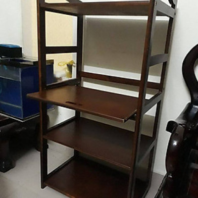 Kệ Đựng Lò Vi Sóng 4 Tầng (Nâu)