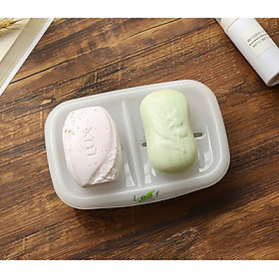 Khay nhựa đựng xà bông cao cấp Leaf - Nội địa Nhật