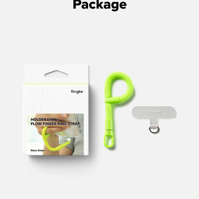 Dây đeo điện thoại RINGKE Holder Link Flow Finger Ring Strap - Hàng Chính Hãng