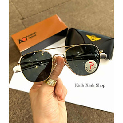 (Hàng cao cấp) Kính râm Cơn Ao Polarized Phân cực công nghệ chống chói lóa Fullbox phụ kiện