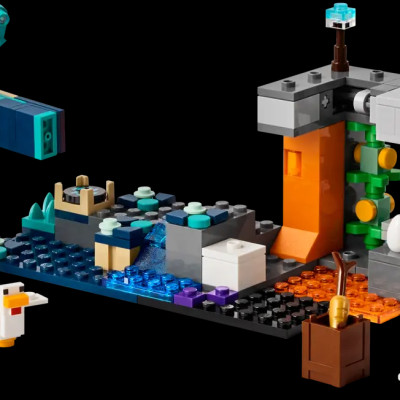 Đồ Chơi Lắp Ráp Cuộc Chạm Trán Warden - Lego Minecraft 21274 (238 Mảnh Ghép)