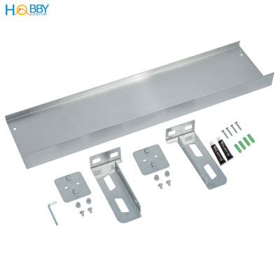 Kệ gia vị dài lớn inox 304 gắn tường ngang 60 80 Hobby home decor GV5