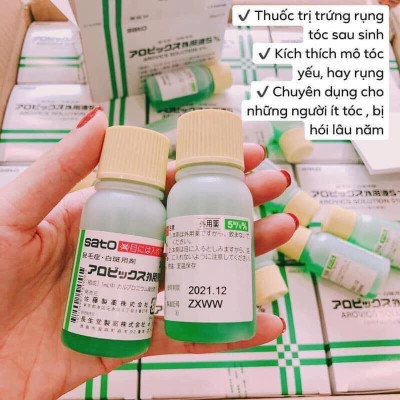 Tinh Chất Thảo Dược Kích Thích Mọc Tóc Ngăn Rụng Tóc Phục Hồi Tóc Hư Tổn Sato 30ml Nội địa Nhật Bản