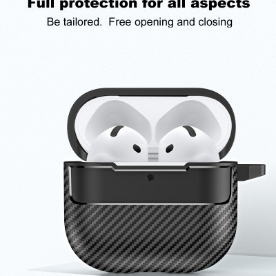 Bao Case Ốp TPU Carbon cho Airpods 4 - Hàng Chính Hãng
