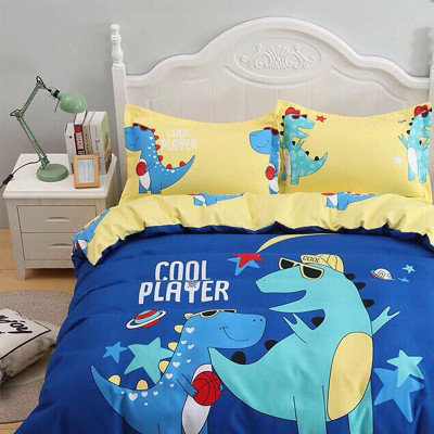 Bộ drap và vỏ chăn cotton Classic Kid VCK2006 ( 4 món )