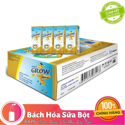 Lốc 4 Hộp Sữa Nước Abbott Grow Gold Hương Vani 110ml/180ml