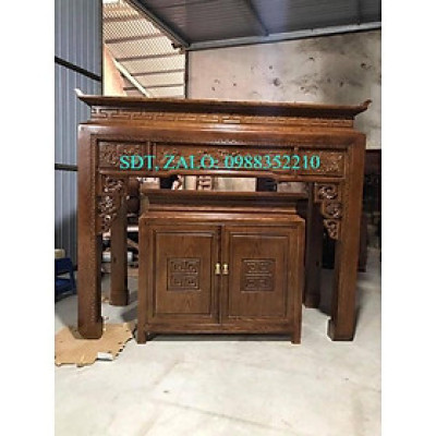 bàn thờ chung cư hiện đại 117cm