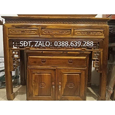 Cặp Bàn Thờ gỗ Chiu Liu - Cẩm Thị 154cm giá 9tr/ Cặp  0388.639.288