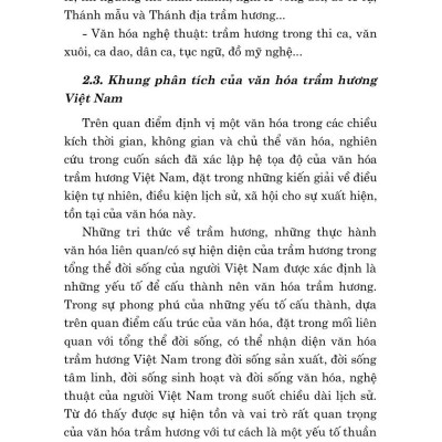 Văn hóa trầm hương Việt Nam (Sách chuyên khảo)