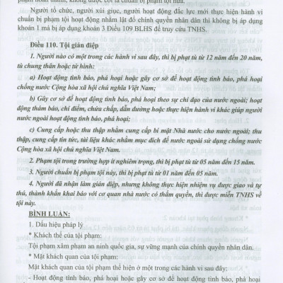 Sách - Bình luận khoa học Bộ luật hình sự năm 2015 được sửa đổi, bổ sung năm 2017 - Phần các tội phạm 
