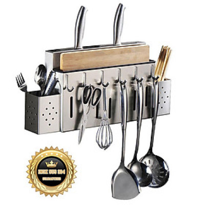 Kệ bếp đa năng Inox 304 Eurolife EL-K5 ( Trắng bạc)