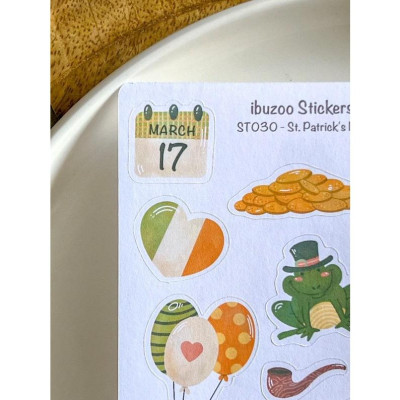 Sticker tự thiết kế - sticker sheet st.patrick