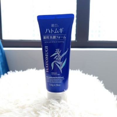 Sữa Rửa Mặt Ngừa Mụn Và Làm Sáng Da 31302 Reihaku Hatomugi Facial Foam(Tuýp 130 G)
