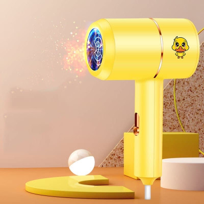 Sấy tóc con vịt vàng mini , phụ kiện làm đẹp  tóc không thể thiếu của chị e phụ nữ 