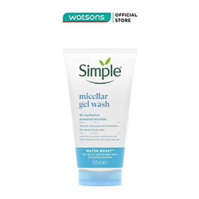 Gel Rửa Mặt Simple Micellar Gel Wash 150ml