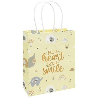 Túi Giấy Hình Voi - Big Heart Big Smile - 15.5 x 19 cm - Sdstationery