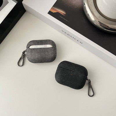 Ốp Vải Jean cho Airpods 3 / Airpods Pro 2 / Airpods 4 - Hàng Chính Hãng