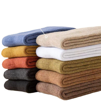 Set 5 đôi tất vớ Cotton lót lông giữ nhiệt cao cổ siêu ấm màu Pastel cho nữ