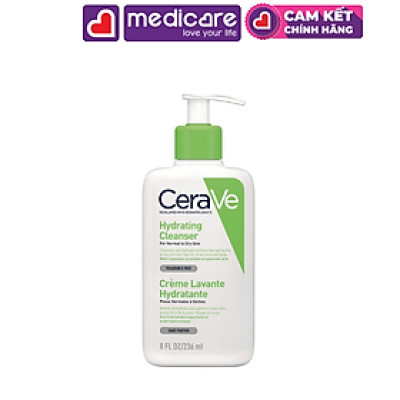 Sữa Rửa Mặt CERAVE Hydrating Cleanser 236ml