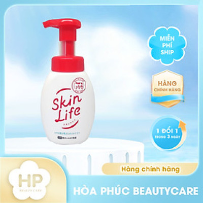 Sữa Rửa Mặt Tạo Bọt Skinlife Cow Facial Wash Pump Ngăn Ngừa Mụn Chai 160mL (Combo 160ml và Set 24ml)