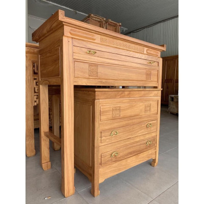 án gian thờ và cũng cơm gỗ mít giá thật