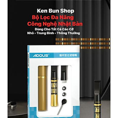 Tẩu Lọc Thuốc Adous Đa Năng Dùng Cho Tất Cả Size Nhỏ và Trung Bình và Thông Thường Công Nghệ Nhật Bản