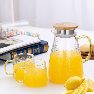 Bình đựng nước uống thủy tinh chịu nhiệt cao cấp lên toái 400 độ C