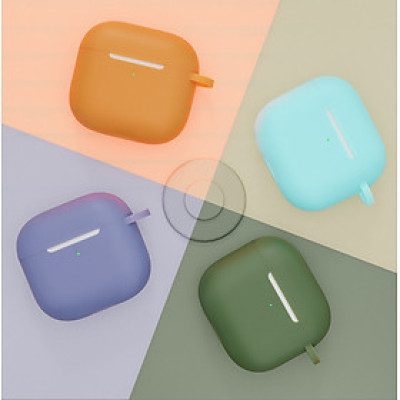 Case vỏ ốp bọc tai nghe dành cho Airpods 4, airpod Pro 2 silicon kèm dây đeo - HÀNG CHÍNH HÃNG