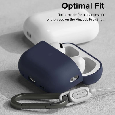 Vỏ Ốp dành cho AirPods Pro 2 RINGKE Silicone - Hàng Chính Hãng