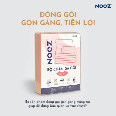 Ga Giường Lụa 60s NOOZ Bedding 1m6x2m & 1m8x2m Trơn Nhiều Màu Vải Mát Lạnh Mềm Mịn Thoáng Khí